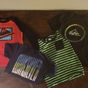 4 Quicksilver Shirts Size 4t